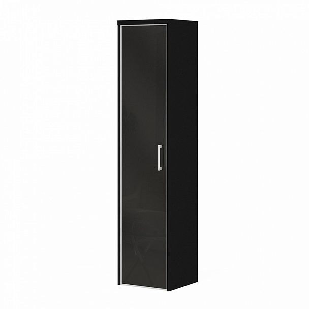 Шкаф узкий высокий "Офисные шкафы для документов" ПК-ПРЛ-Ш205Х47АС1-В1-1078 таксония медовая - Вид 1