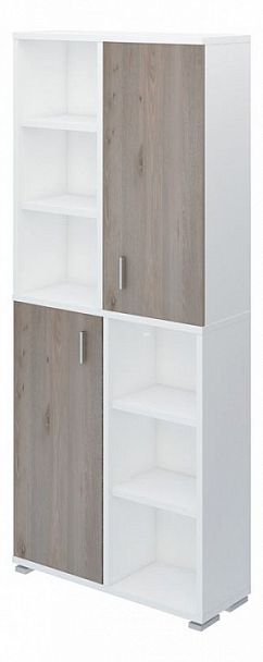 Стеллаж комбинированный Домино нельсон ПУ-30-2 Белый/Нельсон - Вид 1