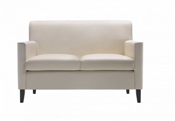 М-17 Синди 2-х местный диван (150*73*90)  экокожа Oregon 10 белый "Мягкая мебель для кабинета" ТК-001812000016 белый - Вид 1