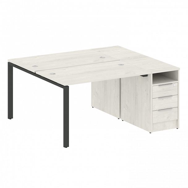 Рабочая станция "Metal System" БП.РС-СТП-2.2 дуб наварра/антрацит - Вид 1