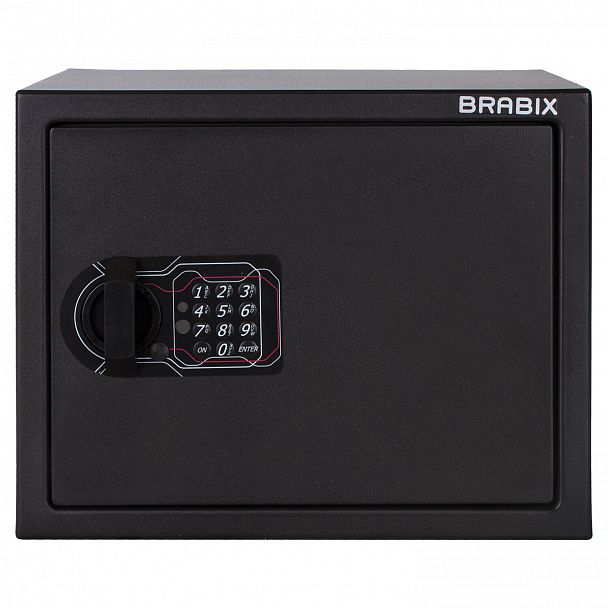 Сейф мебельный BRABIX "SF-280EL", 280х350х300 мм, электронный замок, черный, 291149, S103BR212414 - Вид 4