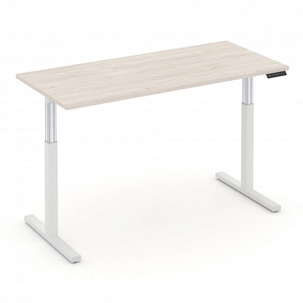 Стол электроподъемный "MOVE UP" MV.SE-4.7 Белый металл /  Денвер Светлый - Вид 2