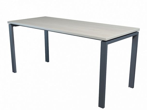 Стол NT 160x70 белое дерево/антрацит - Вид 1