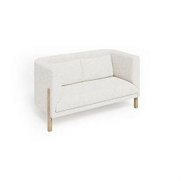 Бенто Диван двухместный BNT-02 Merino 002/Массив Дуба 1560*820*850 - Фото предпросмотра