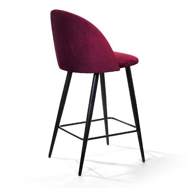 Стул полубарный Thomas, бархат красный 16 - Вид 6
