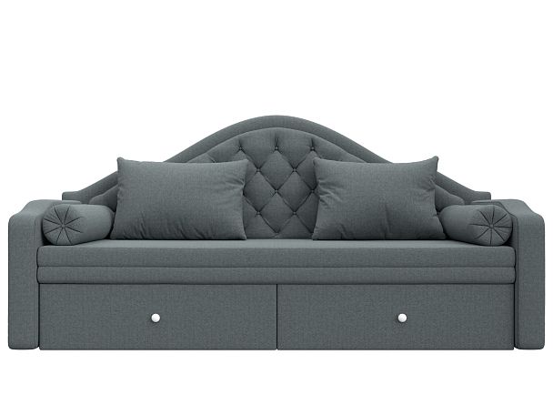 Диван детский прямой Сойер Рогожка серый - Вид 2