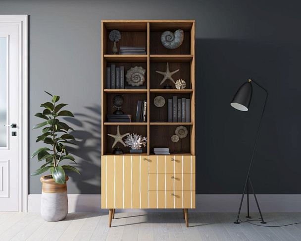 Стеллаж на комоде Berber принт 43 арт BB44/Print_43 - Вид 4