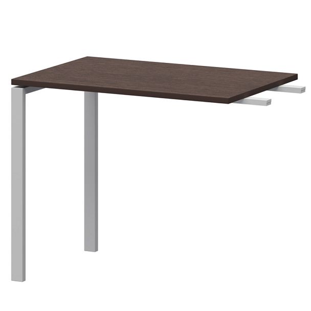 Бриф-приставка на металлокаркасе АМ-090.60 Дуб венге/Белый 900x600x760 Арго-М - Вид 1