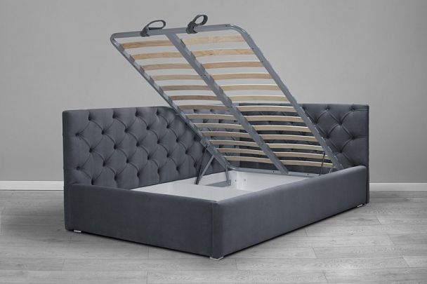 Кровать «Оливия» серая - Вид 3