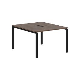 Стол 2-х местный EUWST 1113 Дуб Денвер тёмный/Черный 1160х1346х750 EDIS - Фото предпросмотра
