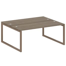 Metal System Quattro Р. ст. на О-образном м/к 50БО.РАС-СП-2.5 Вяз/Мокко металл 1800*1475*750 - Фото предпросмотра