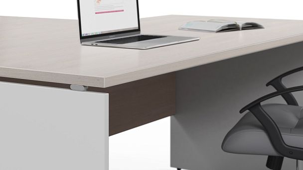 Стол линза Tess 140x80x75 дуб крафт золотой - Вид 36