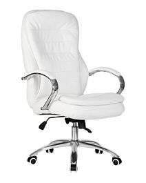 Офисное кресло для руководителей DOBRIN LYNDON (белый) - Фото предпросмотра