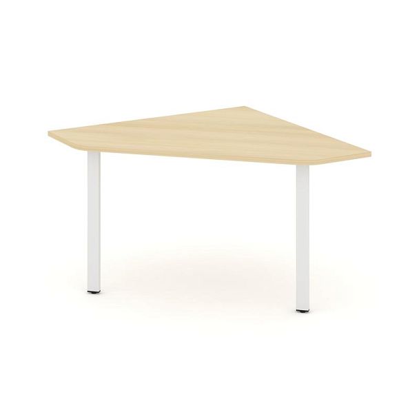 Стайл Проджект Угловой элемент перег. стола SN-6.UPRG-031 Акация Лорка/Металл Белый 1180*1180*750 - Вид 1