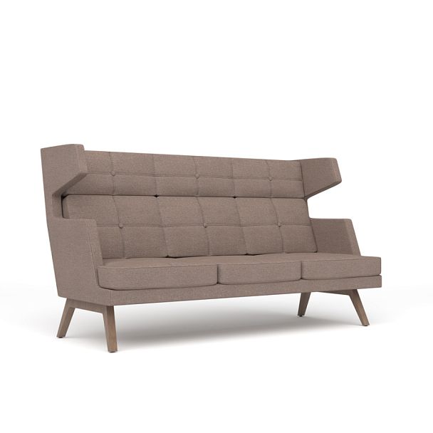 Диван 3-местный высокий Марли МР/3/В/О бежевый - Вид 1