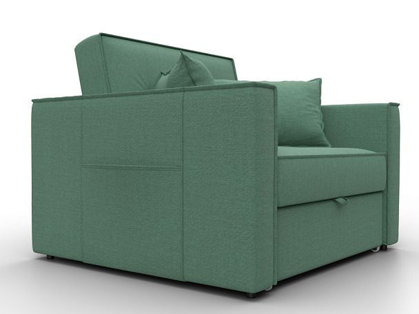 Кресло-кровать Лига-104 (80) Рогожка зеленый - Вид 3