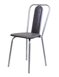 Трапеция стул черный - Фото предпросмотра