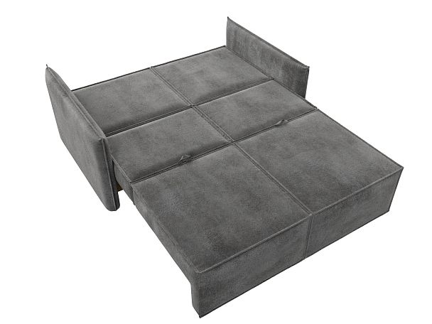 Диван прямой Либерти мини Велюр серый - Вид 10