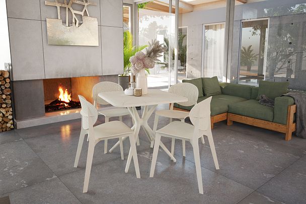 Обеденная группа Sheffilton SHT-DS193 бежевый - Вид 6