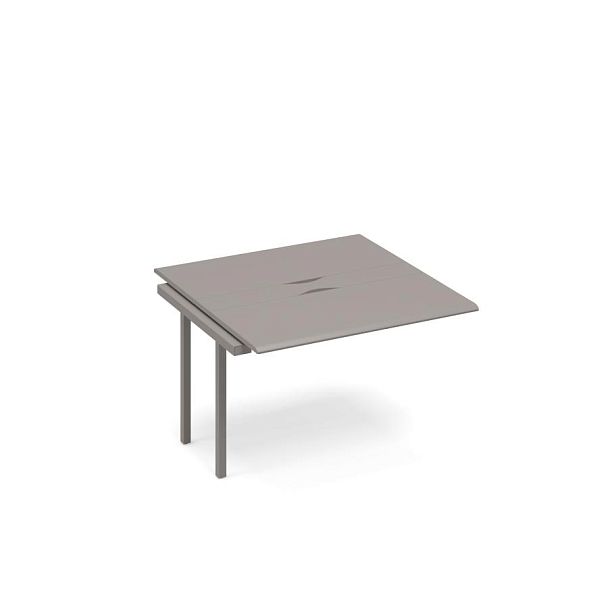 Секция стола для переговоров с кабель-каналом METAL Time metal ТМ М1 153-1 мокко премиум - Вид 1