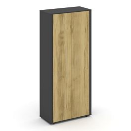 Касл Шкаф для документов CS.D-ST-1.2 (U) Дуб Винченцо/Базальт 922*450*2110 - Фото предпросмотра