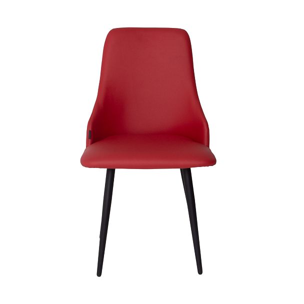 Стул Аэр, экокожа Ecotex 3021, ножки металл 32*18 RAL 3020 - Вид 6