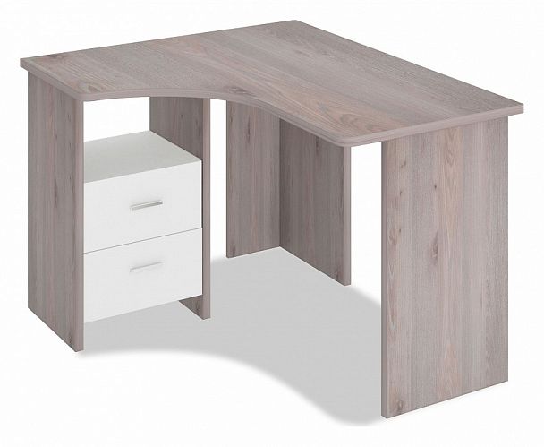 Стол письменный Домино Лайт СКЛ-Угл 120 Белый/Нельсон левый - Вид 1