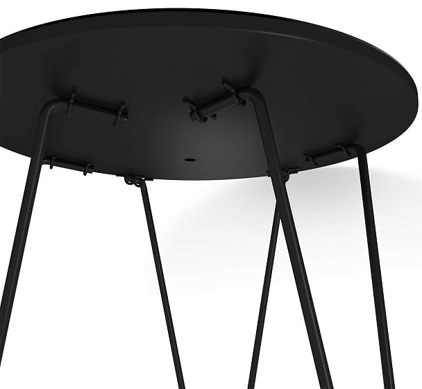 Столик журнальный Sheffilton SHT-CT27 ночной цветок/черный муар - Вид 7