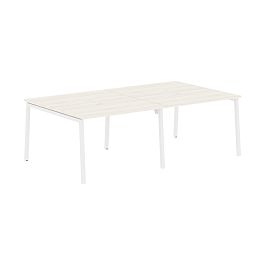 Стол 4-х местный ELWST 2313 Ясень Траун/Белый 2326х1346х750 EDIS - Фото предпросмотра