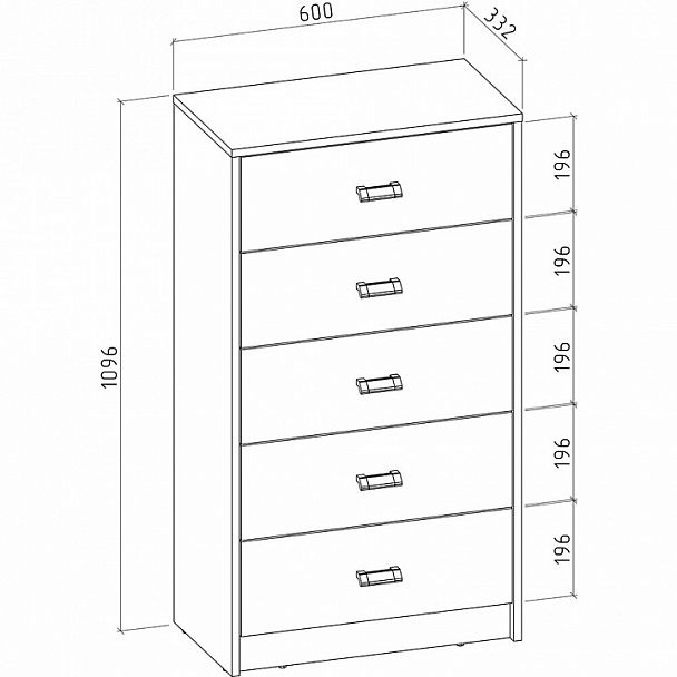 Комод Имидж-605 - Вид 2