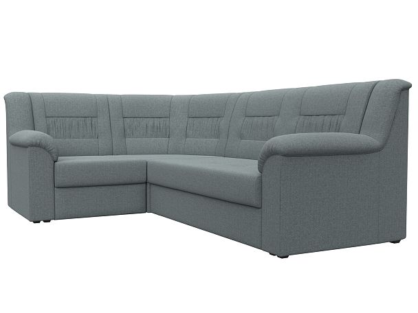 Диван угловой Карелия левый угол Рогожка серый - Вид 3