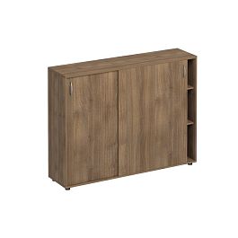 Шкаф-купе средний Комфорт К.524 дуб шамони темный - Фото предпросмотра