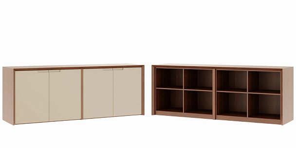 Креденция 4 двери Concept 210x50x76 дуб капучино - Вид 1