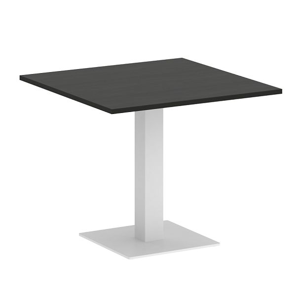 Home Office Стол квадратный VR.SP-5-90.2 Суар тёмный/Белый металл 900*900*750 - Вид 1