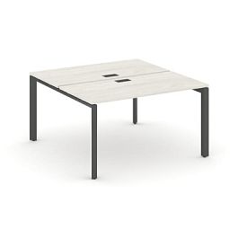 Style Project Next Рабочая станция двухсторонняя SN-59P.DRS-012 Дуб Наварра/Металл Антрацит/Черный Заглушка 1180*1432*750 - Фото предпросмотра