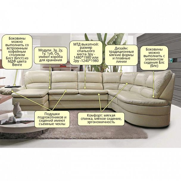 Кресло-реклайнер "Сиэтл" - Вид 6