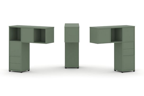 Concept Надставка низкая CN.DNN-003 Кобо/Металл Черный 1099*365*1130 - Вид 1