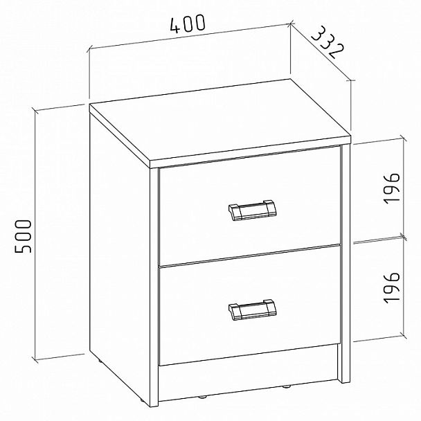 Тумбочка Имидж-402 - Вид 2