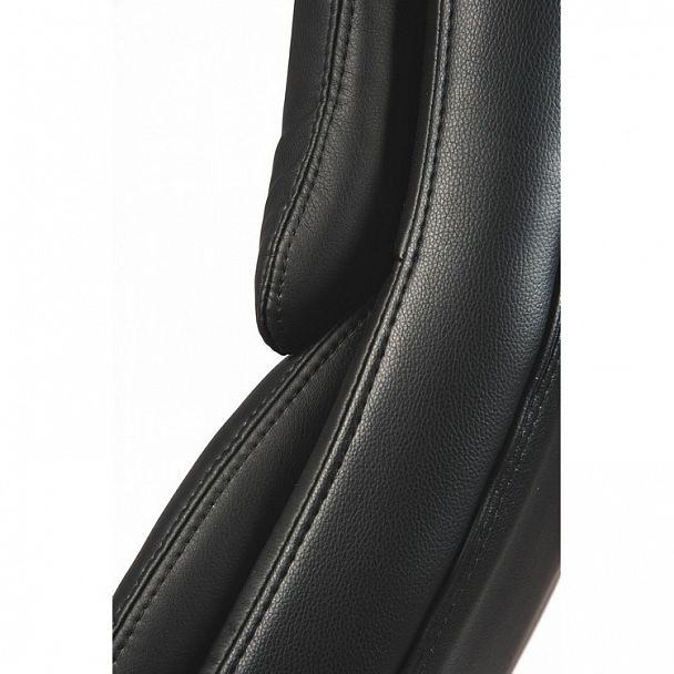 Кресло Мэдисон / (black) серый пластик / черная экокожа - Вид 10