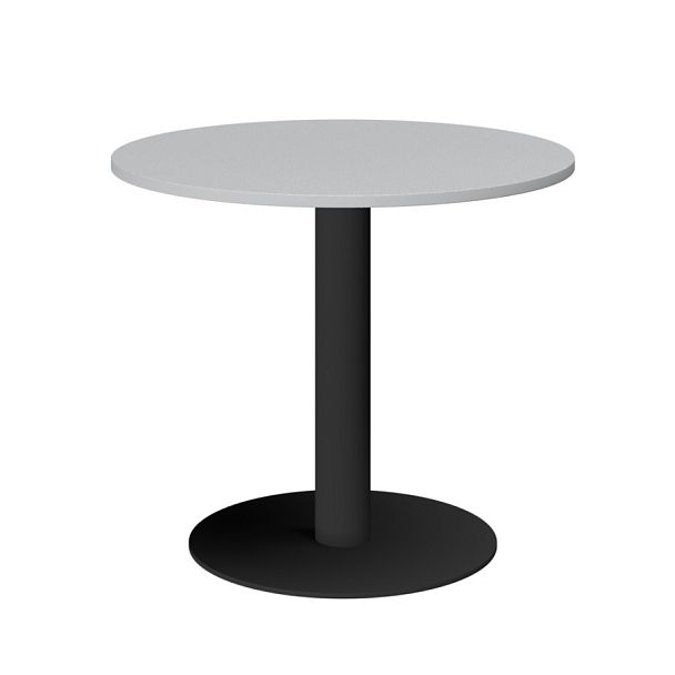 Стол круглый АМ-Д90 Серый/Антрацит 900x900x760 Арго-М - Вид 1