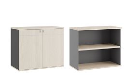 Креденция Tess 90x45x75 дуб шамони светлый - Фото предпросмотра