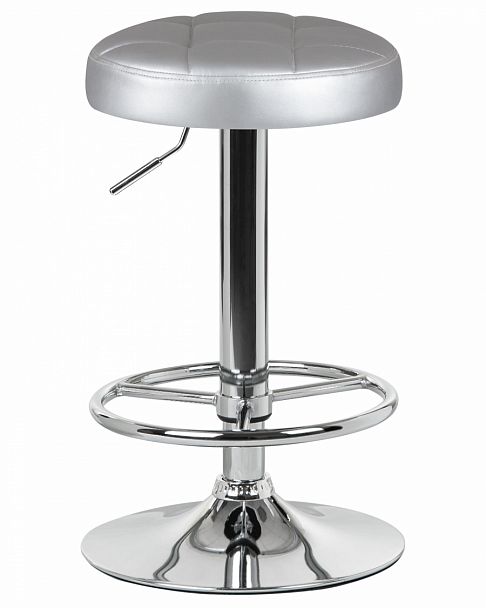 Табурет барный DOBRIN BRUNO (серебряный) - Вид 1