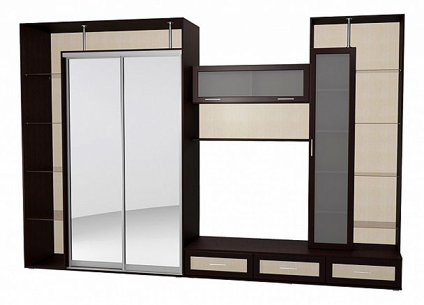 Стенка для гостиной Мебелайн-16 - Вид 1