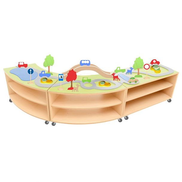 Стеллаж игровой передвижной СЛТ-048 - Вид 1