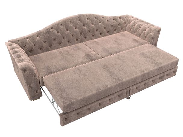 Диван прямой Артис Велюр бежевый - Вид 7