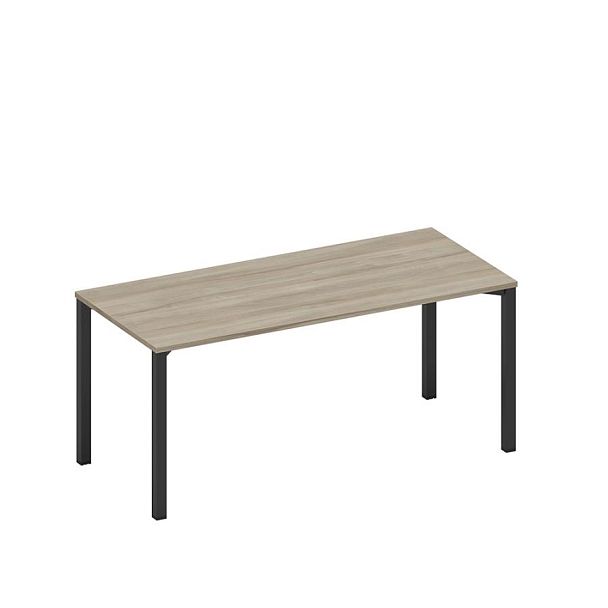 Стол письменный на металлокаркасе Space+ А1 ЧР 026.1 ВЛ вяз либерти/ черный гладкий - Вид 1