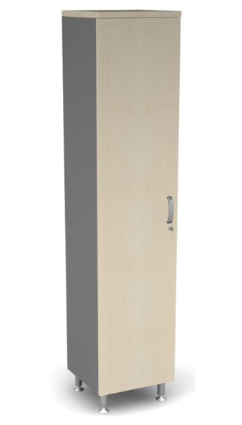 Пенал закрытый L,R ДВП Берлин Береза Майнау/Серый ШЗ51-45 з/с ДВП - Вид 2