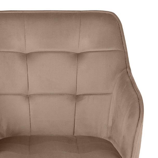 Комплект кресел поворотных Мони, Confetti latte/черный, 2 шт. - Вид 9