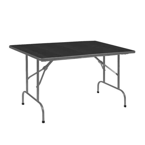 Стол Лидер 1, черный, каркас - серебро - Вид 1