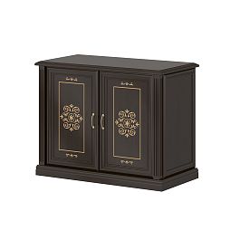 Греденция "Версаль люкс"  ПК-ВРЛ-ТМ105Х55Ш/И3/35-В1-974 темный орех - Фото предпросмотра